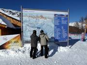 Grand panneau d'information à Le Buse