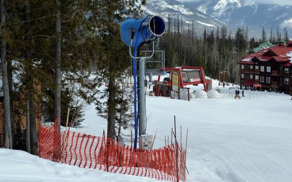 Fiabilité de l'enneigement Chaînon Lizard – Fiabilité de l'enneigement Fernie
