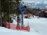 Canon à neige au Lower Mountain