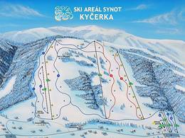Plan des pistes Synot Kyčerka