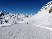 Piste facile pour débutants au télésiège Kirchenkarbahn à Hochgurgl
