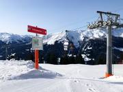 Départ de la piste de luge vers Saas