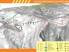 Plan des pistes Falakro