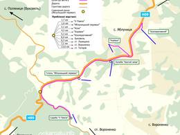 Plan des pistes Korivka (Корівка) – Yablunytsya (Яблуниця)