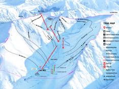 Plan des pistes Porters