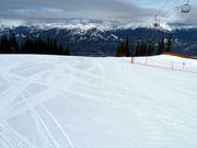 Piste parfaitement préparée