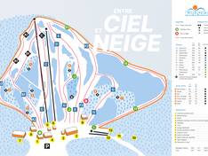 Plan des pistes Mont Kanasuta