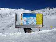 Panneau d'information à la station supérieure de l'Eisseebahn