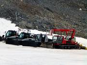 Les dameuses attendent leur prochaine mission.