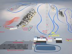 Plan des pistes Tyytari Park – Retselya