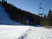 Télésiège double School House et piste facile
