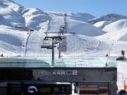 Höllkarbahn - 6 places | Télésiège rapide (débrayable) avec capots de protection