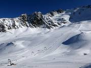 Large piste au téléski Nörderjoch 1