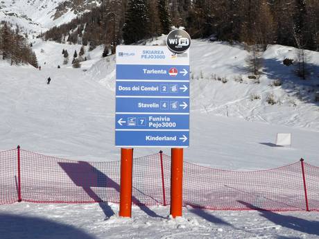 Stelvio (Stilfserjoch): indications de directions sur les domaines skiables – Indications de directions Pejo 3000