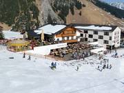Lieu recommandé pour l'après-ski : Bar extérieur Steffisalp