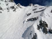 Vue sur le couloir du téléphérique