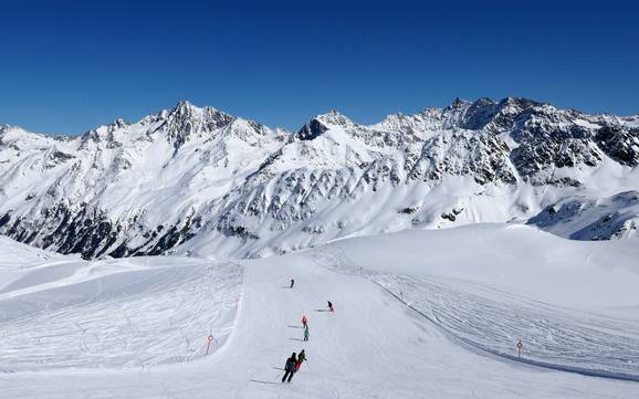 Diversité des pistes Kaunertal (vallée de Kauns) – Diversité des pistes Kaunertaler Gletscher (Glacier de Kaunertal)