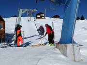 Personnel amical et attentionné au téléski