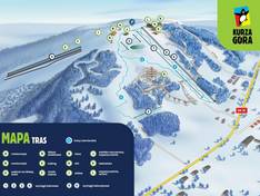 Plan des pistes Kurza Góra