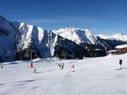 Pentes idéales pour débutants au Ahorn - plates et larges