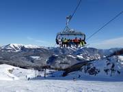 Steinplattenbahn - 8 places | Télésiège rapide (débrayable) avec capots de protection et sièges chauffants
