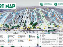 Plan des pistes Peek'n Peak