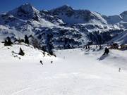 Large piste au Gamsleiten