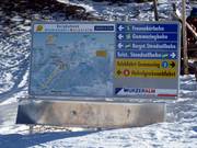 Plan des pistes au Gammeringsattel