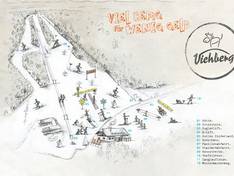 Plan des pistes Viehberg – Sandl