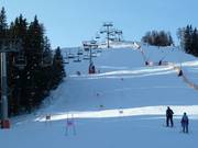 Piste difficile au télésiège Pfriemesköpfl