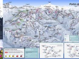 Plan des pistes Les Portes du Soleil – Morzine/Avoriaz/Les Gets/Châtel/Morgins/Champéry