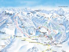 Plan des pistes Saint-Michel-de-Chaillol