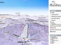 Plan des pistes Hundseck – Bühlertallifte