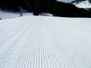 Piste damée dans le domaine skiable de Balderschwang