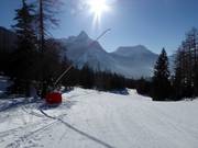 Enneigement par canons à lance