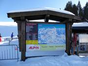 Plan des pistes au télésiège Schöngratbahn