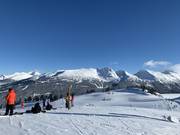 Vue depuis Whistler Mountain vers Blackcomb Mountain