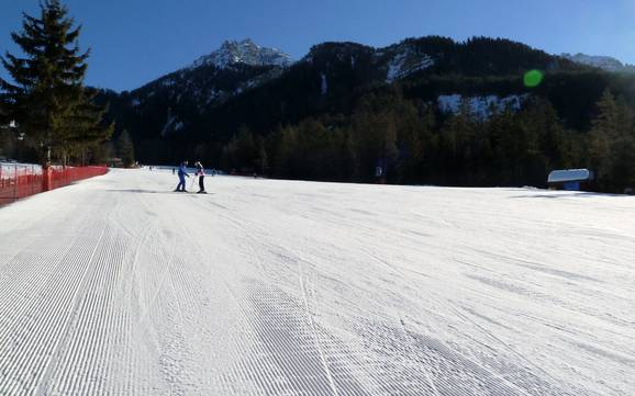Domaines skiables pour les débutants dans le massif du Vedrette di Ries (Rieserfernergruppe) – Débutants Plan de Corones (Kronplatz)
