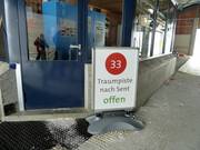 Informations au départ de la piste Traumpiste