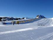 Tapis roulant Cima Zoncolan à la station supérieure Monte Zoncolan
