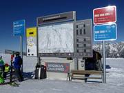 Grand panneau d'information avec vue détaillée