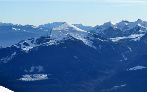 Montagnes du lac de Garde: Taille des domaines skiables – Taille Monte Bondone