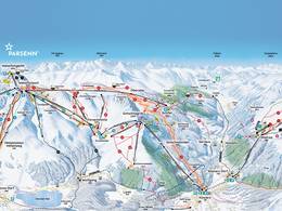 Plan des pistes Parsenn (Davos Klosters)