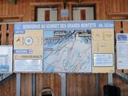 Panneau d'information à 3275 m