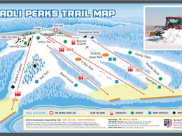 Plan des pistes Paoli Peaks
