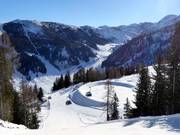 Vue depuis le Roßkopf sur Zauchensee