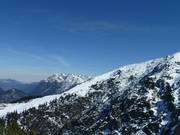 Vue depuis le Härmelekopf vers le Seefelder Joch