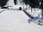 Espace d'entraînement avec tapis roulant