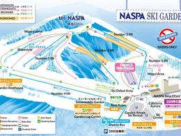 Plan des pistes Naspa Ski Garden