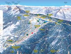 Plan des pistes Vigiljoch (Monte San Vigilio) – Lana